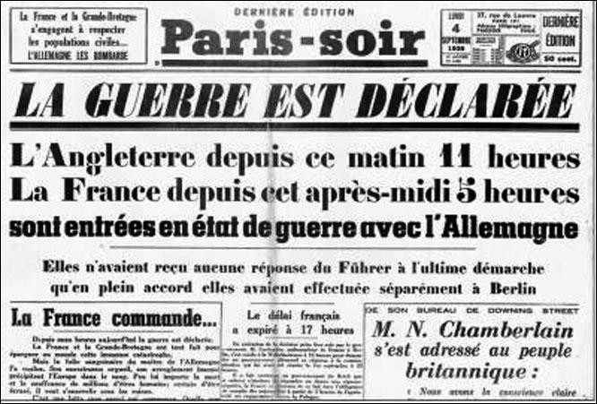 Le 3 août 1914, la France entre en guerre à son tour