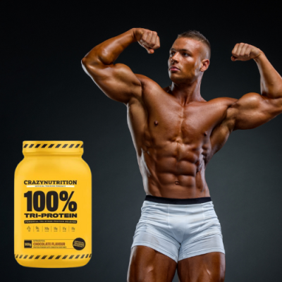 crazynutrition protein et homme sec