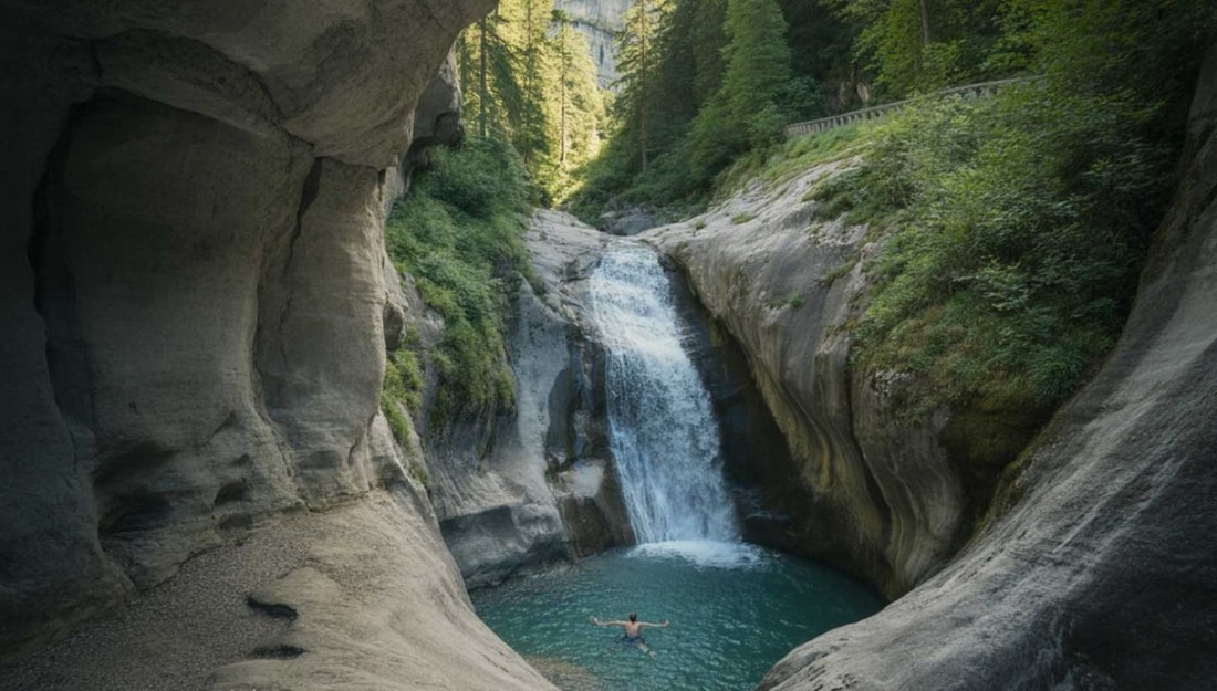 Mon bain glacé dans une cascade de Haute-Savoie : 30 minutes d'immersion dans les eaux pures des Alpes