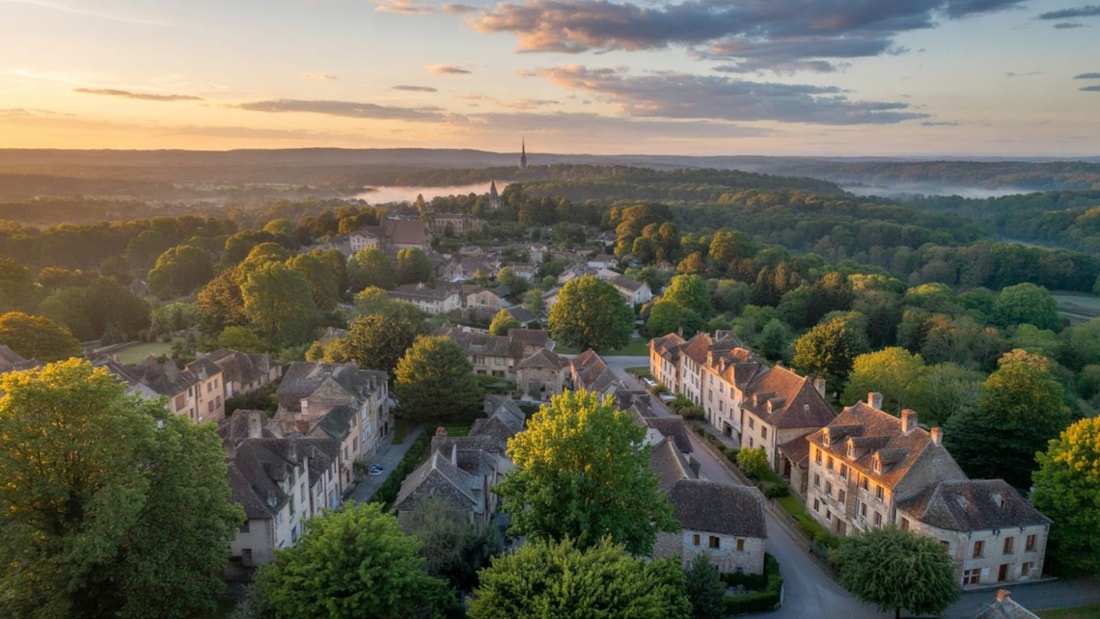 Ce village français perpétue l'art du colombage comme au Moyen Âge