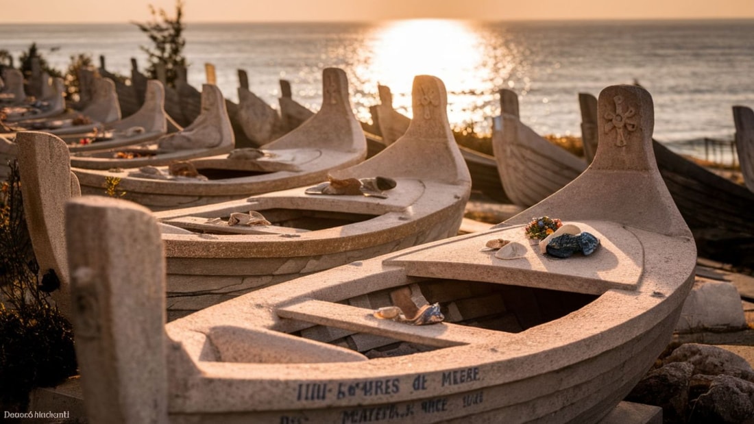 Ce village provençal enterre ses morts dans des sarcophages en forme de bateaux