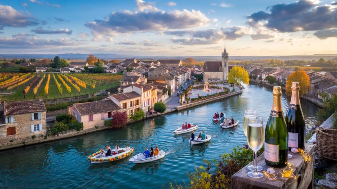 J'ai découvert le village où les moines inventèrent le premier vin mousseux de France