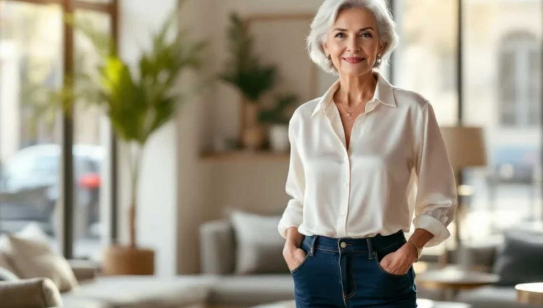 Mon astuce infaillible pour porter le jean avec style même après 70 ans