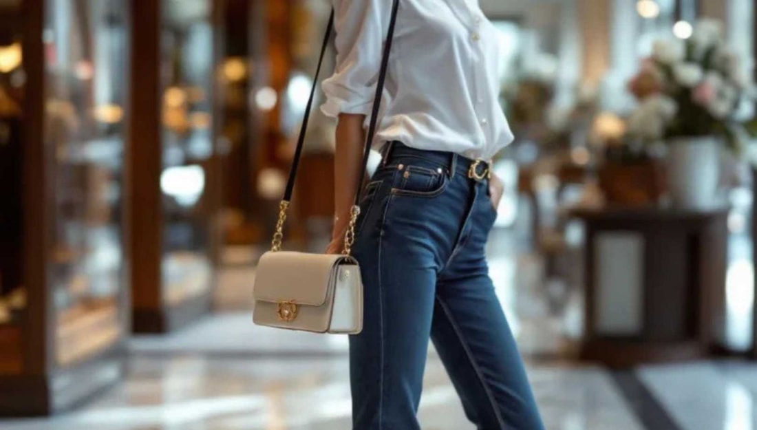 J'ai transformé mes vieux jeans en tenues chic avec 3 accessoires