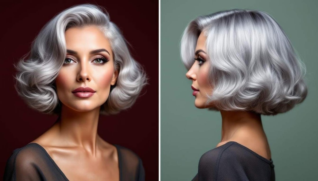 Bob Old Hollywood après 50 ans, l'élégance intemporelle