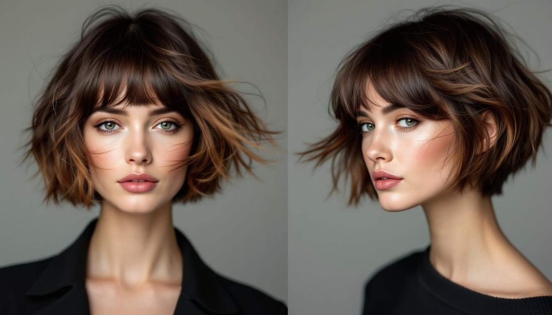 À 52 ans, elle paraît en avoir 35 grâce à sa nouvelle coiffure: la frange effilée