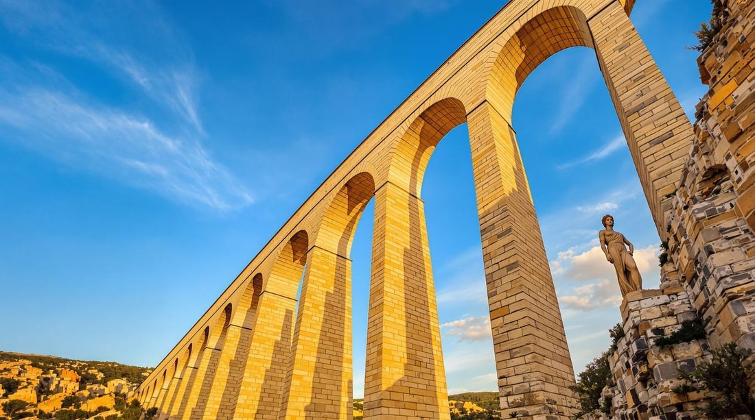 Cet aqueduc provençal de 83 mètres surpasse le Pont du Gard