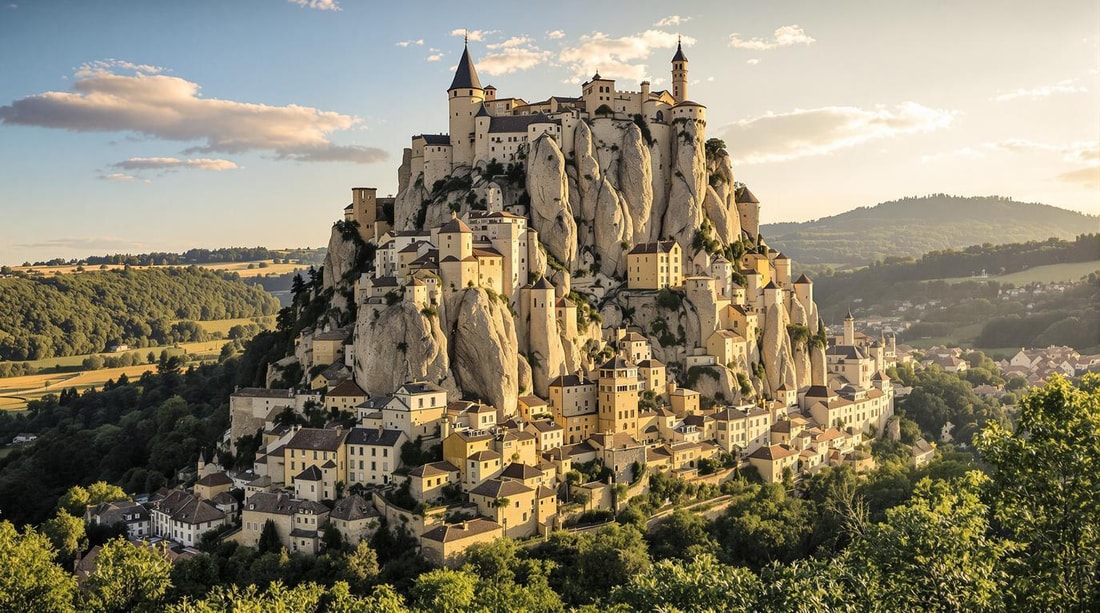 Ces 805 habitants de Corrèze vivent sur une butte jurassique qui surpasse Loubressac