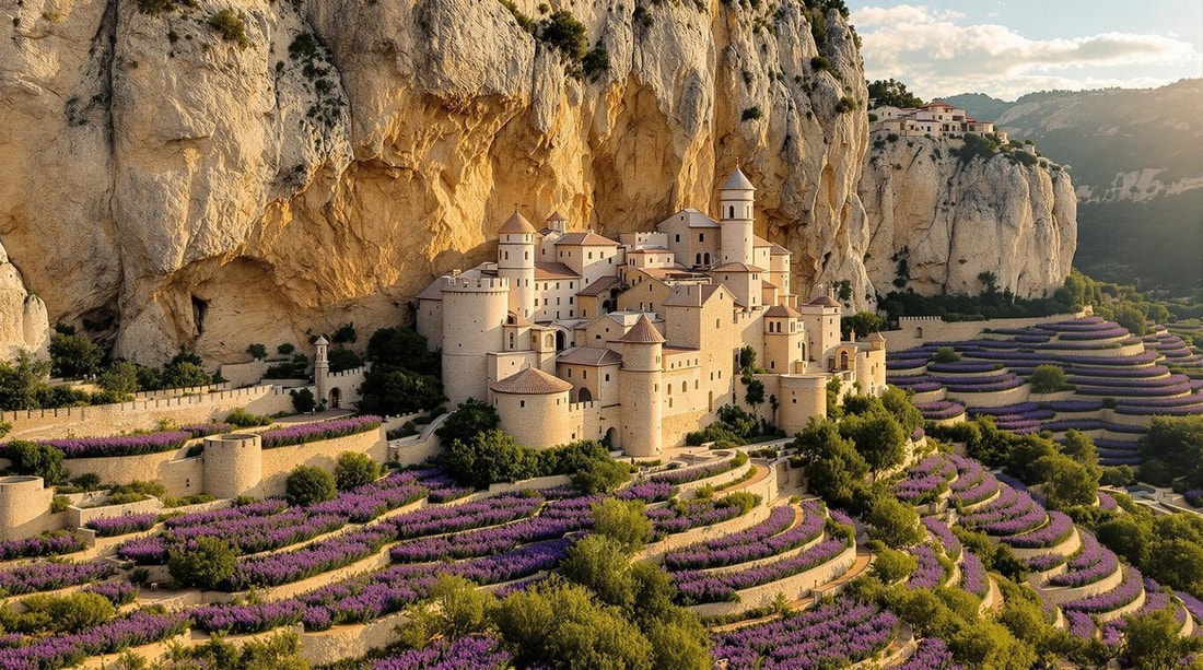 Le seul village français où 4 092 habitants cultivent la violette dans un rempart naturel
