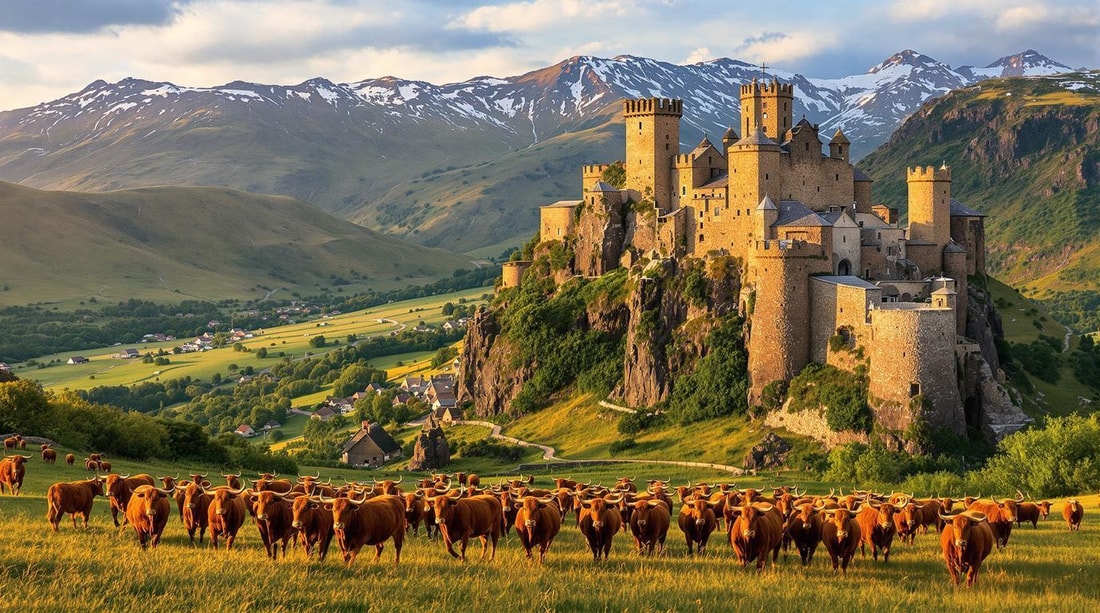 Le seul village de France qui a créé une race bovine mondiale : 312 habitants
