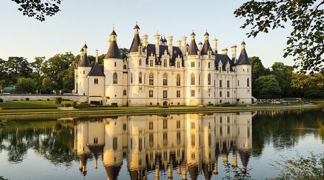 Ce château Renaissance d'Azay-le-Rideau construit en 1518 attire 300 000 visiteurs