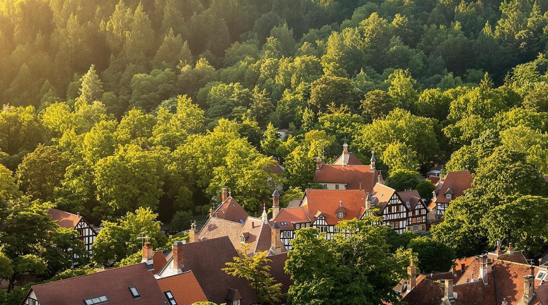 L'Eure abrite ce village de 730 habitants avec 10695 hectares de hêtraie