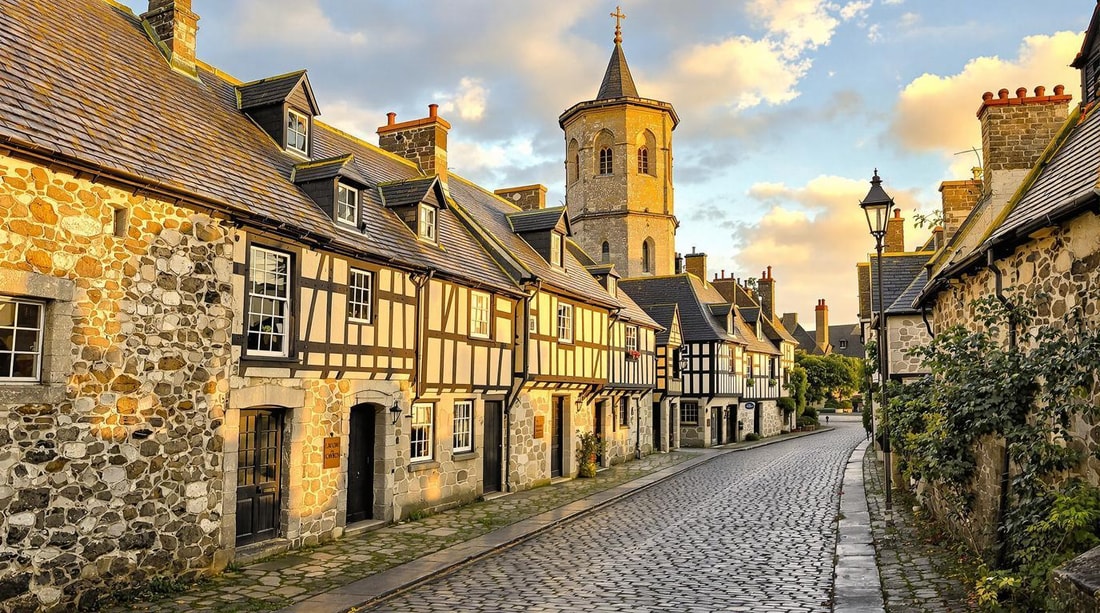 Ce village breton de 789 habitants abrite 14 maisons Renaissance sur 1 km de rues pavées