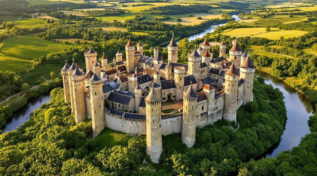 Le plus grand château médiéval d'Europe : 2 hectares et 13 tours à Fougères