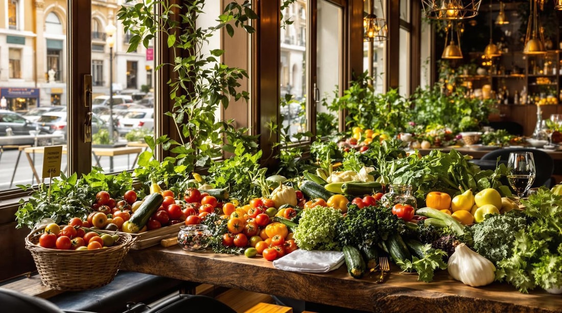 Ce restaurant parisien où 95% des légumes poussent à moins de 50 km