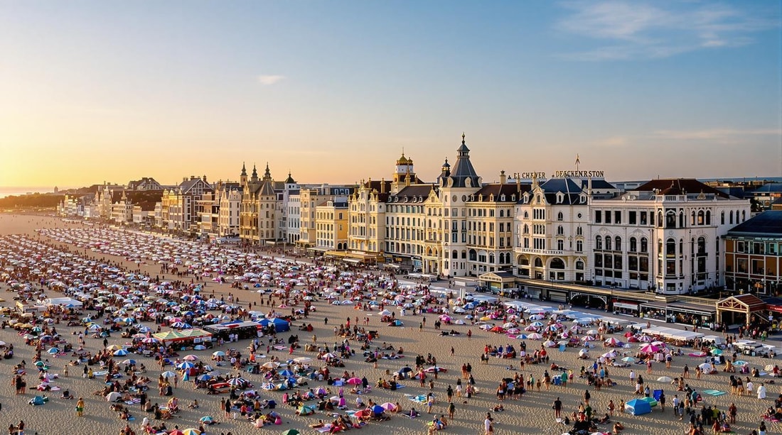 Cabourg, Normandie : 3654 habitants l'hiver, 10 fois plus l'été sur 5,5 km²