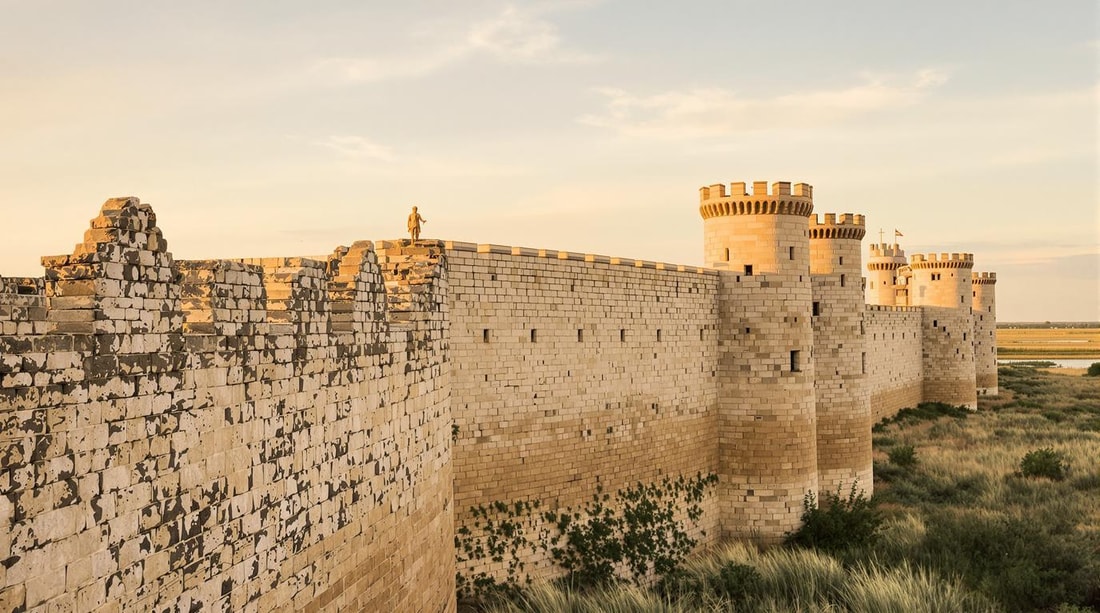 Le seul village français avec 1640 m de remparts médiévaux intacts à Aigues-Mortes
