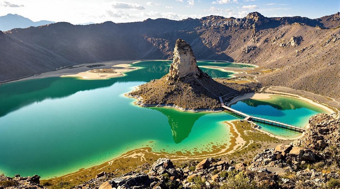Chambon-sur-Lac : seul lac volcanique français avec baignade à 877 m d'altitude
