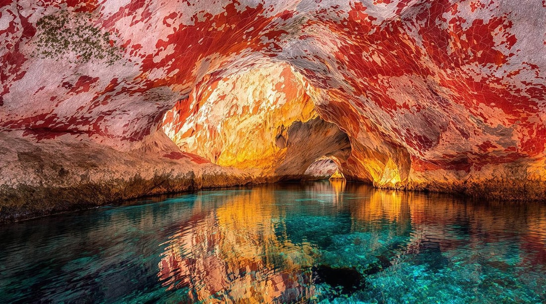 Voici les grottes marines de Morgat visitables en 50 minutes avec leurs couleurs
