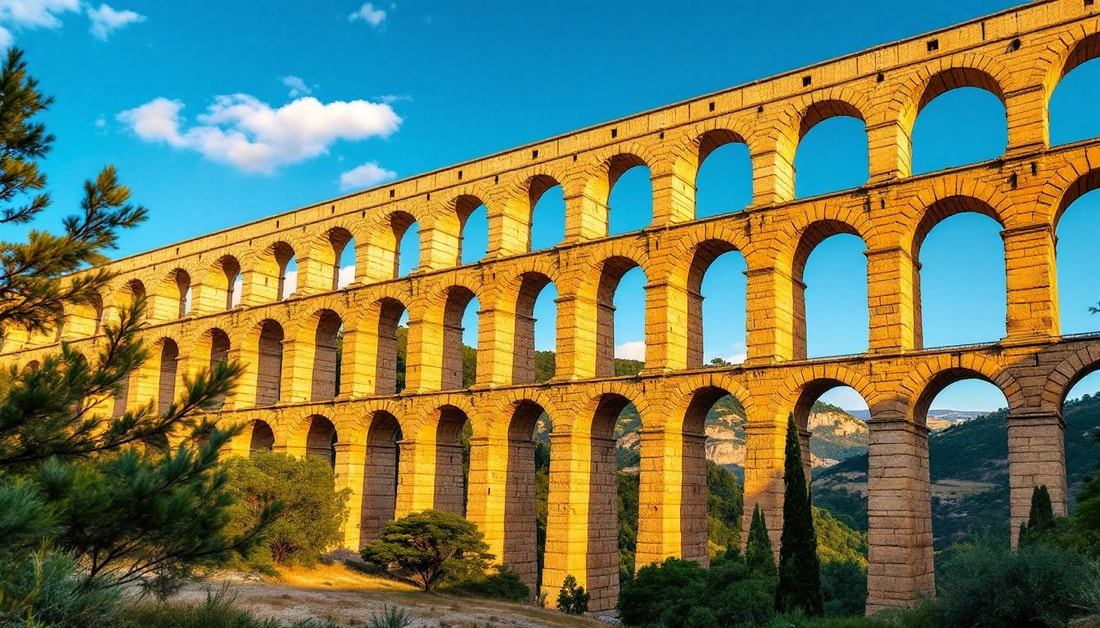 Ce pont de 83 mètres détient le record mondial des aqueducs en pierre