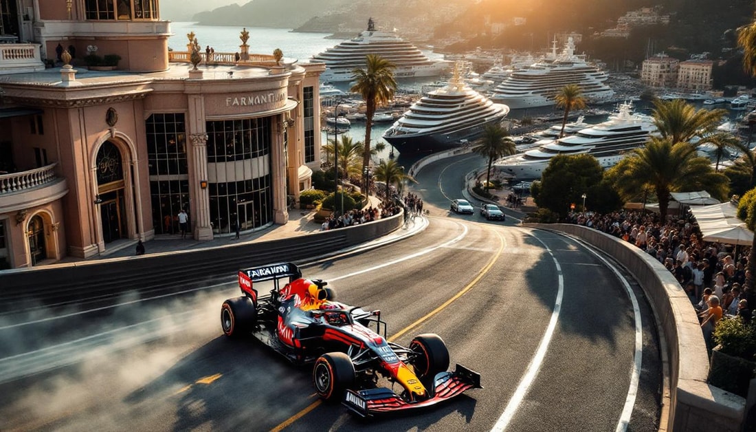 Monaco détient le record mondial du plus court circuit F1 avec 3,34 km