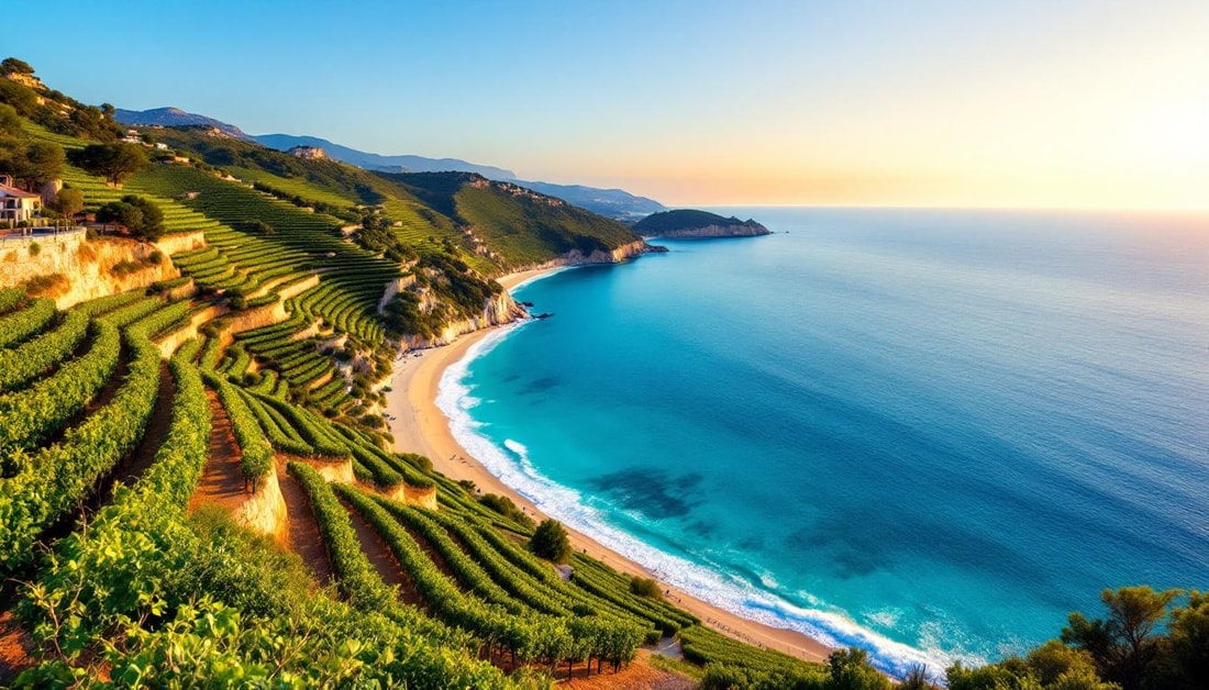 Cette plage du Var où 8 domaines viticoles AOC cultivent face à la mer