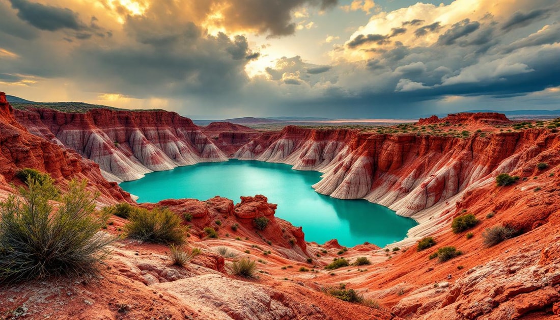 Cette roche rouge de 280 millions d'années transforme l'Hérault en paysage martien