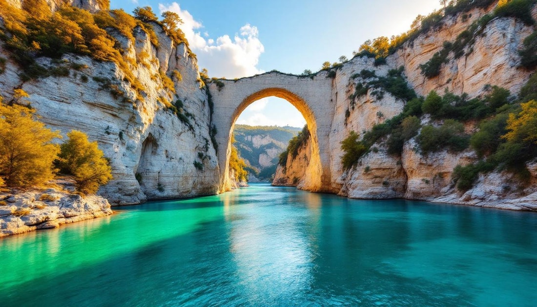 La seule arche naturelle de France sculptée par une rivière sur 500 000 ans
