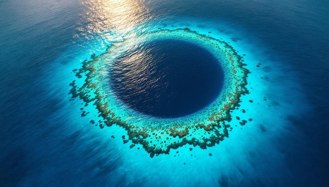 Cette île des Caraïbes abrite le plus large blue hole du monde : 600 mètres
