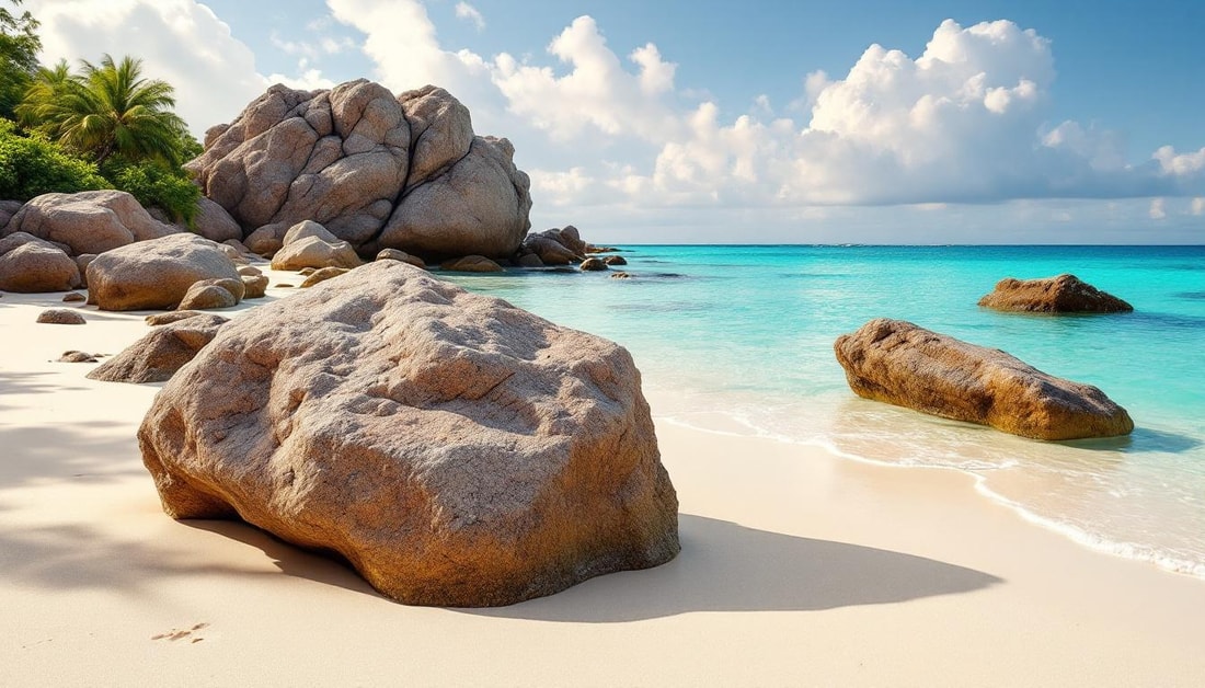 Voici cette plage des Seychelles où le granit a 765 millions d'années
