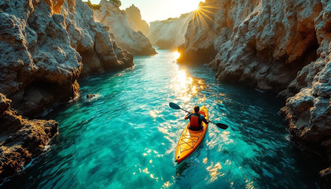 La Bretagne détient le record européen avec 2730 km de côtes kayak