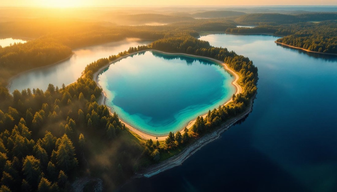 Ce lac de 35,4 km² détient le 3e record français d'eau douce pure