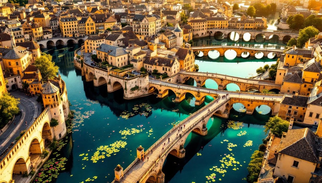 J'ai découvert cette ville du Loiret avec 131 ponts sur 4 canaux médiévaux
