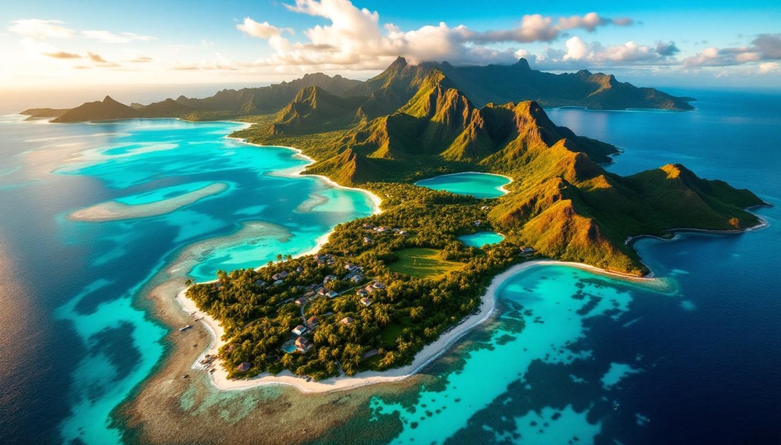 Le seul territoire français du Pacifique avec 120 îles sur 4,8 millions km²