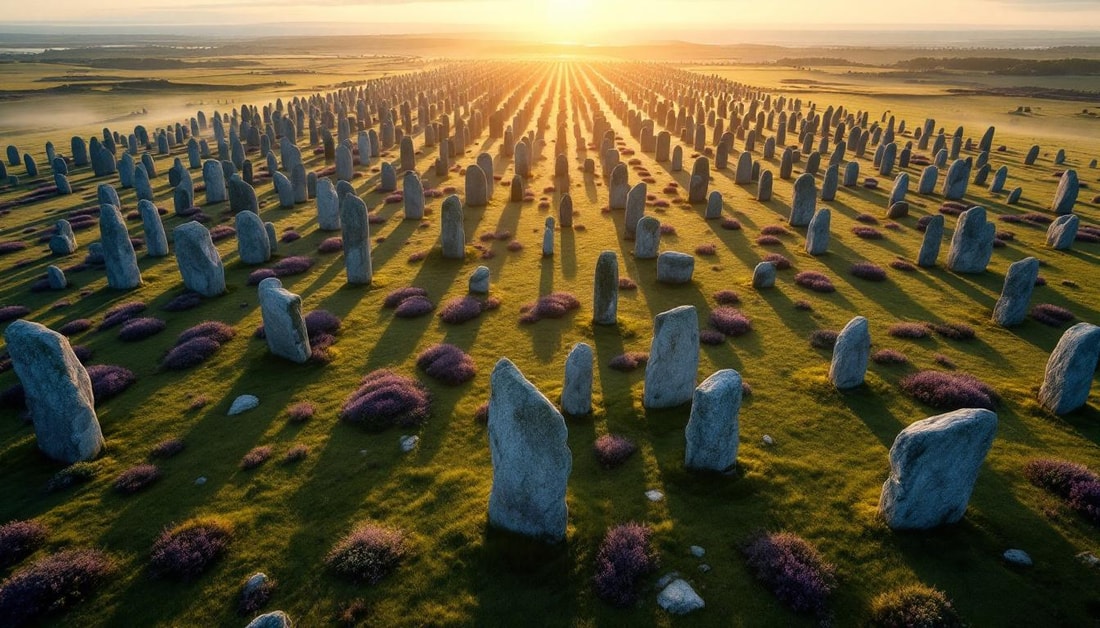 Le seul site au monde avec 3000 menhirs alignés sur 4 kilomètres