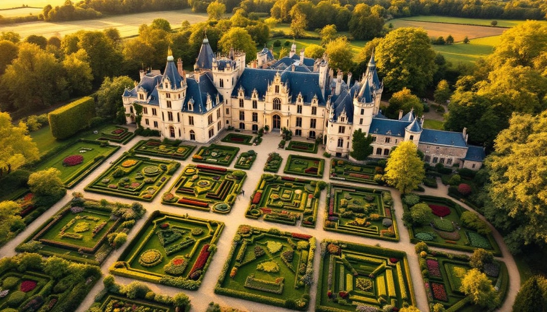 L'Indre-et-Loire abrite ce château de 1906 avec 7 hectares de potagers
