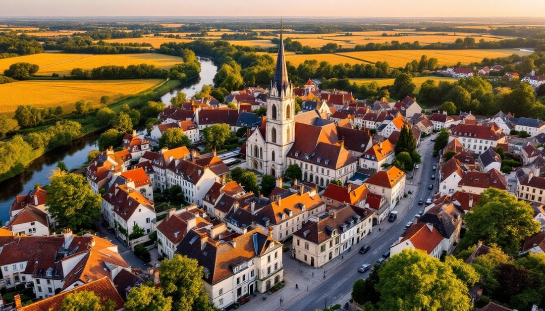 J'ai découvert ce bourg d'Indre-et-Loire qui a doublé sa population depuis 1968