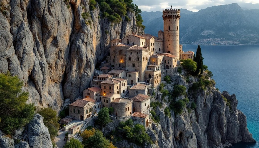 Ce village corse bâti sur des schistes de 167 millions d'années résiste aux vagues