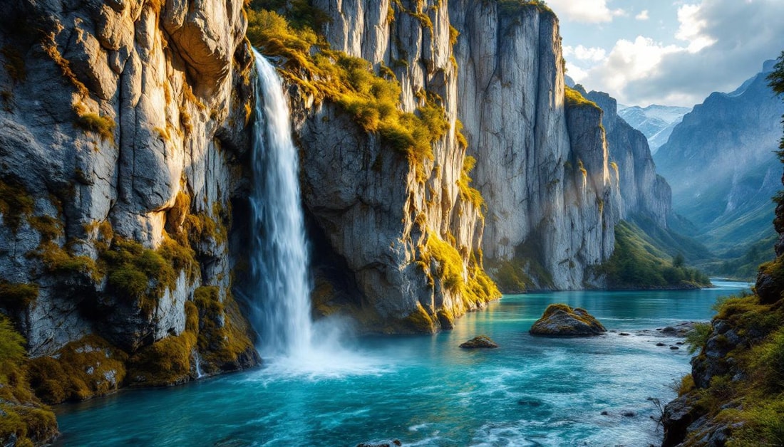 Cette cascade de Haute-Savoie recule de 1 cm par an dans un canyon calcaire