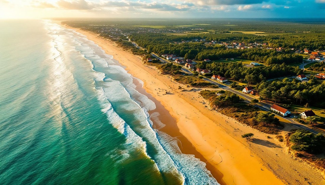 Cette plage des Landes étale 1738 habitants sur 73 km² de côte préservée
