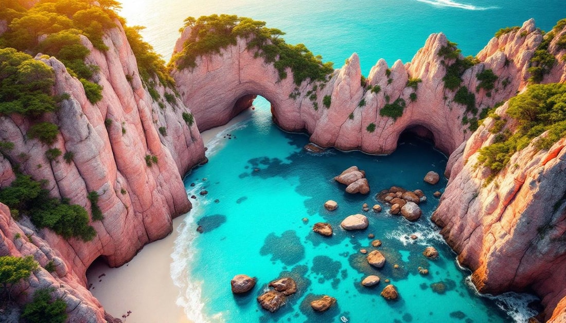Cette plage de granit de 750 millions d'années détient le record photo mondial
