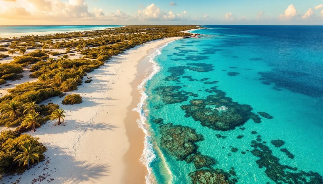 La seule île des Caraïbes épargnée par les ouragans avec 27°C constants
