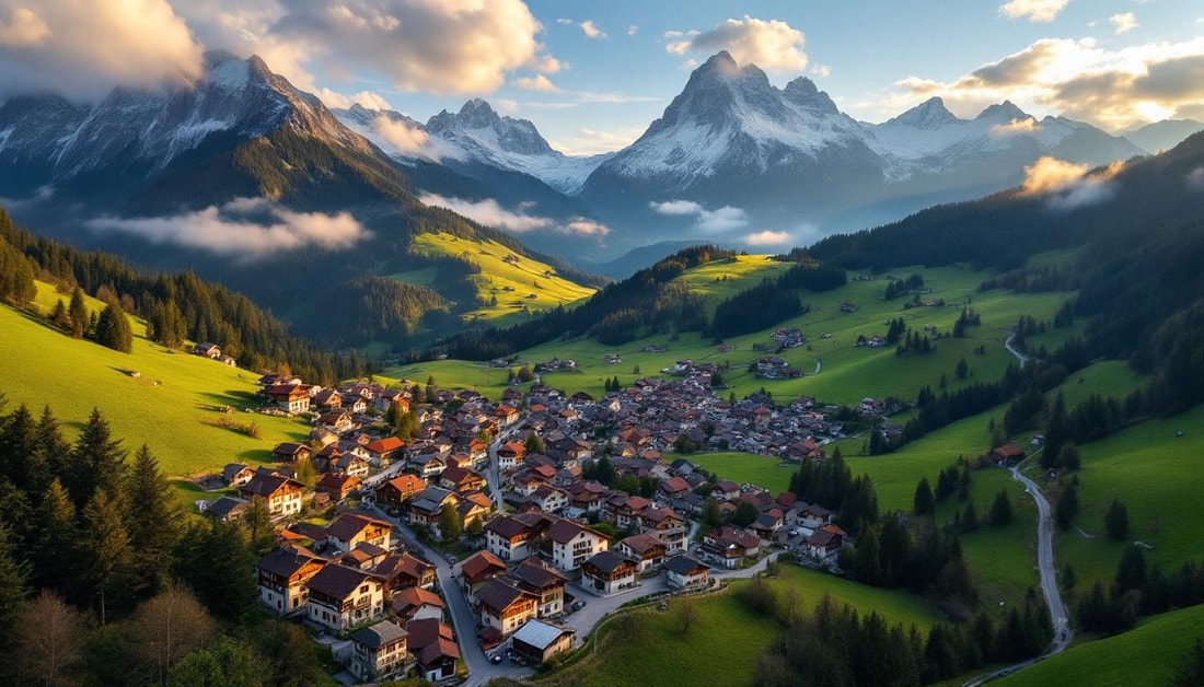 Voici ce village savoyard de 1125 habitants entre 758 et 2324 mètres
