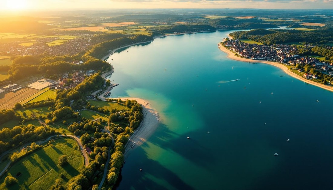 Le plus grand lac artificiel de France : 4800 hectares et 350 millions de m³
