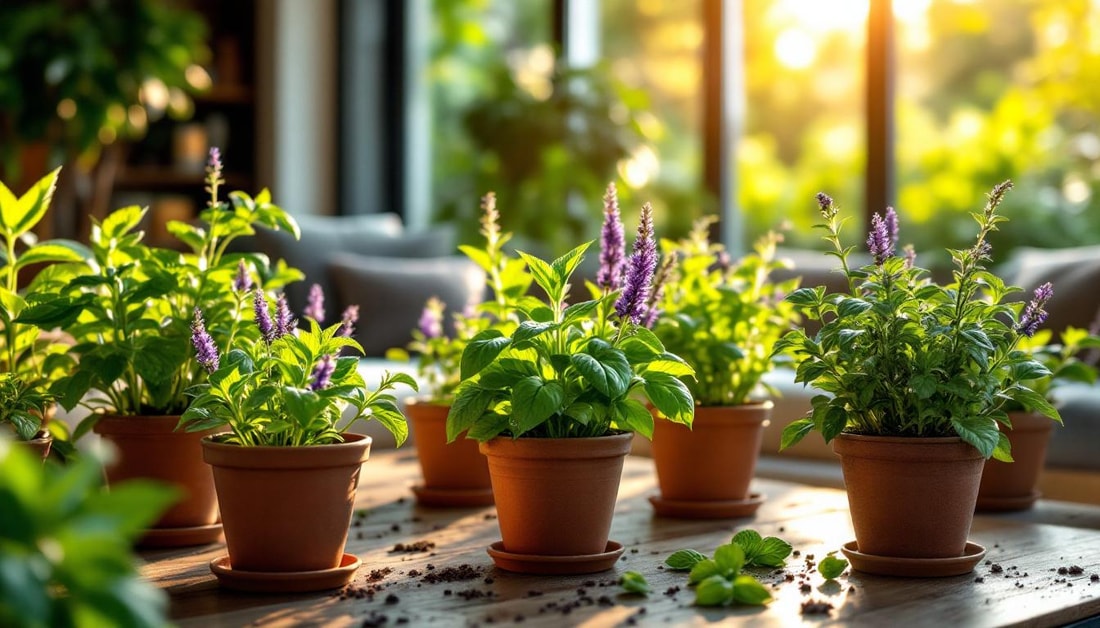 Cette jungle d'aromatiques transforme votre salon en oasis : l'effet fraîcheur magique en 7 jours
