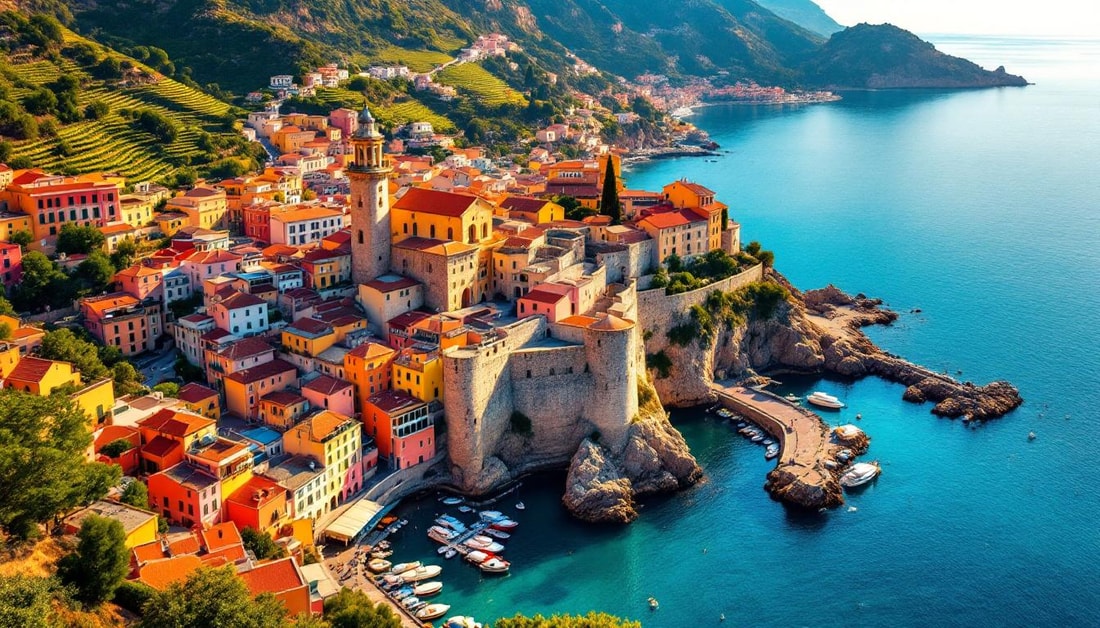 Collioure remporte le titre 2024 avec 2637 habitants et un château du XIIIe
