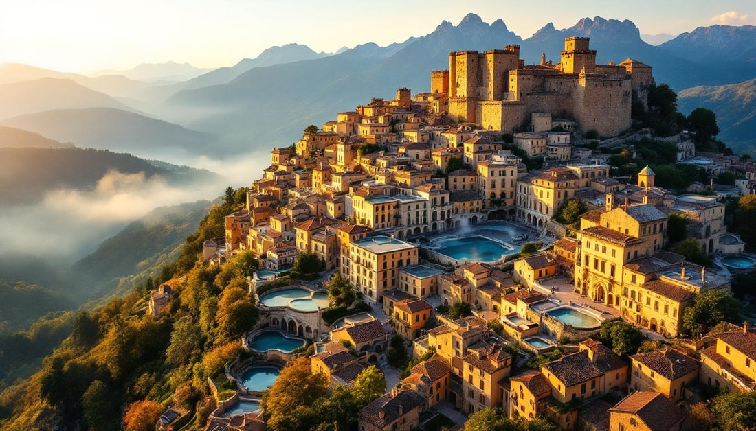 Montbrun-les-Bains détient le record français avec thermes et château Renaissance