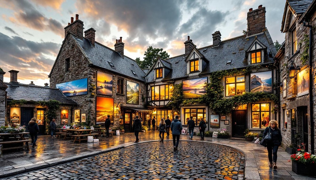 Le seul village français avec 30 galeries photo à ciel ouvert pour 2200 habitants