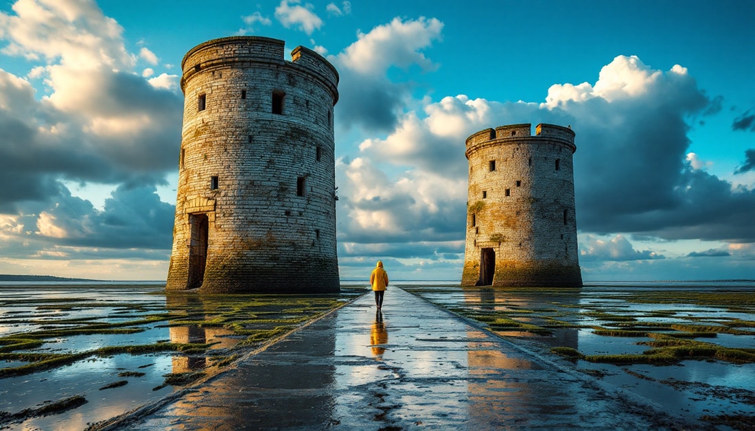 Le seul port de France où 2 tours Vauban de 1694 se visitent à pied