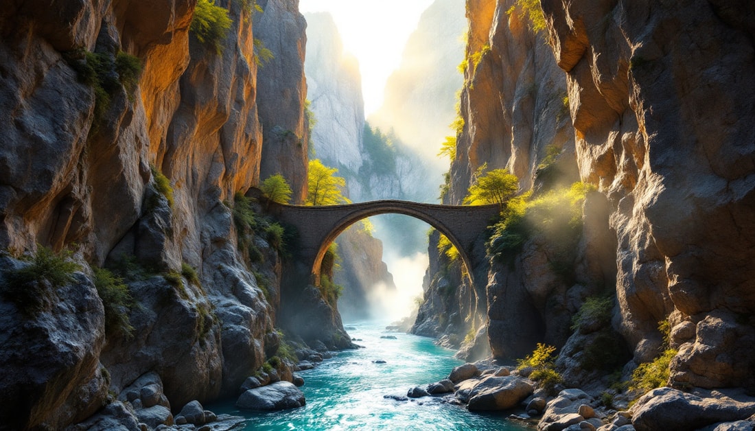 Cette gorge italienne de 2 km maintient 10°C de moins grâce à ses murs de 100 m
